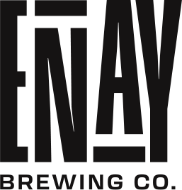 ENAY Brewing Company Black and White Logo